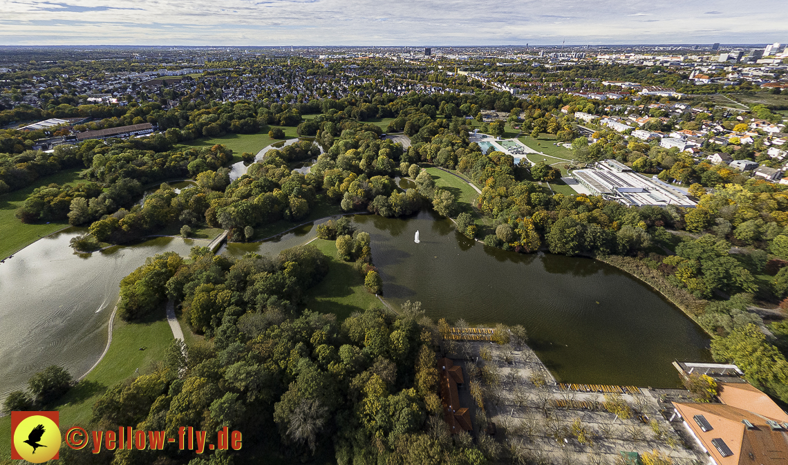 25.10.2023 - der Ostpark mit See und Biergarten
