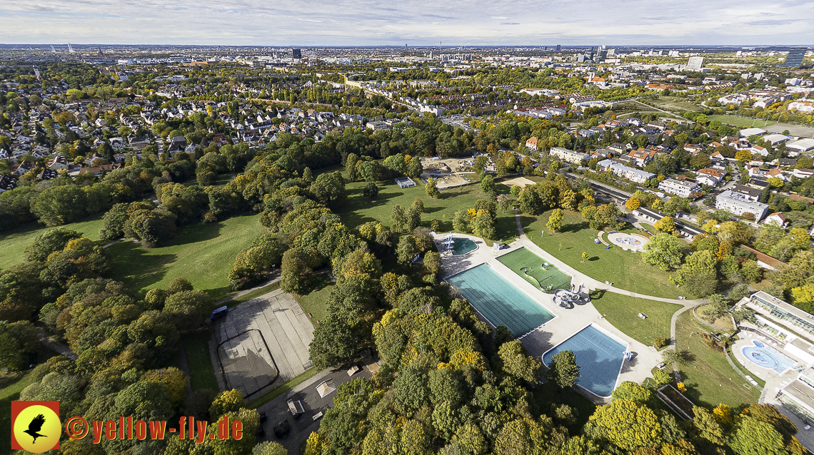 25.10.2023 - der Ostpark mit See und Biergarten