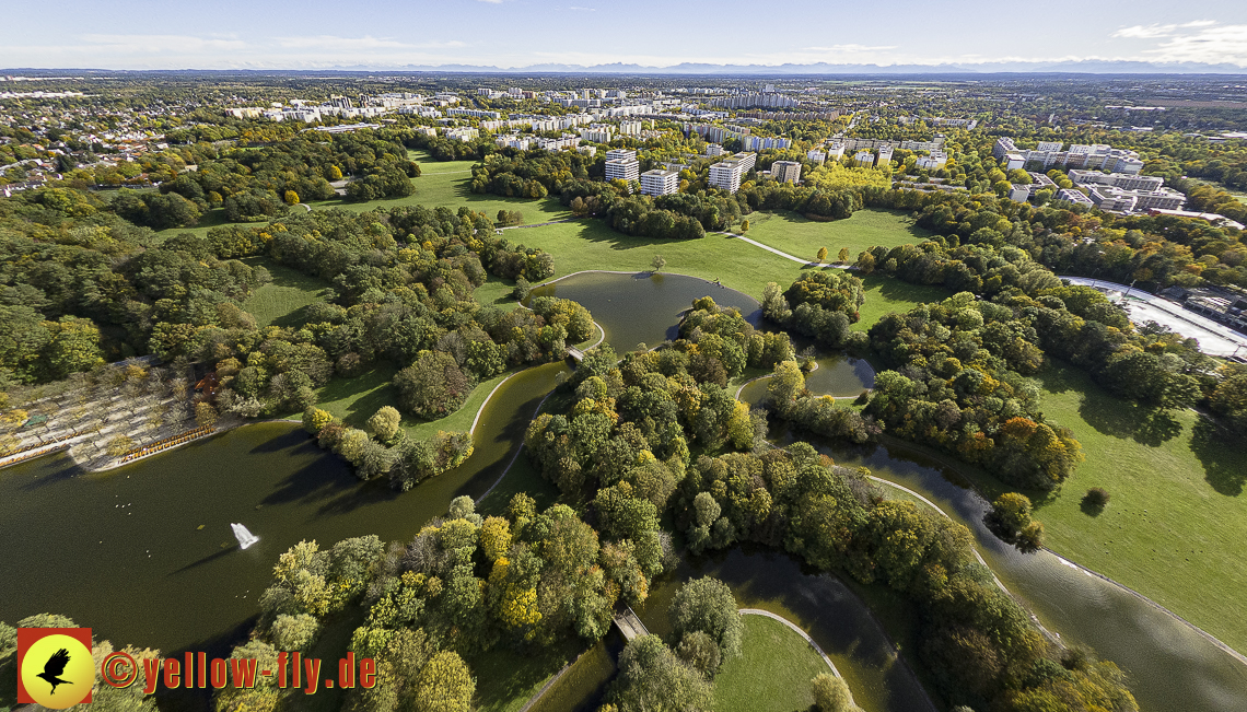 25.10.2023 - der Ostpark mit See und Biergarten