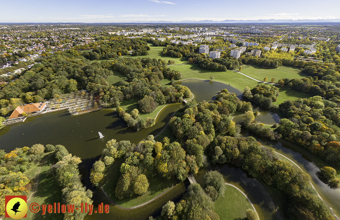 25.10.2023 - der Ostpark mit See und Biergarten
