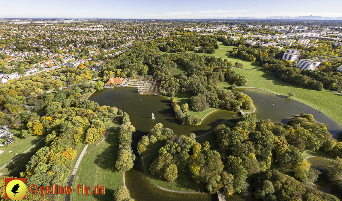 25.10.2023 - der Ostpark mit See und Biergarten