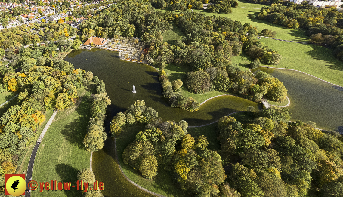25.10.2023 - der Ostpark mit See und Biergarten