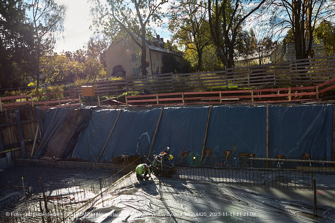 11.11.2023 - Baustelle Maikäfersiedlung in Berg am Laim und Neuperlach