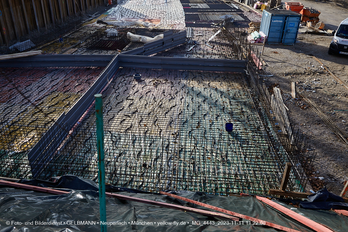 11.11.2023 - Baustelle Maikäfersiedlung in Berg am Laim und Neuperlach