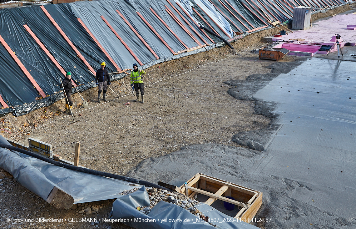 11.11.2023 - Baustelle Maikäfersiedlung in Berg am Laim und Neuperlach