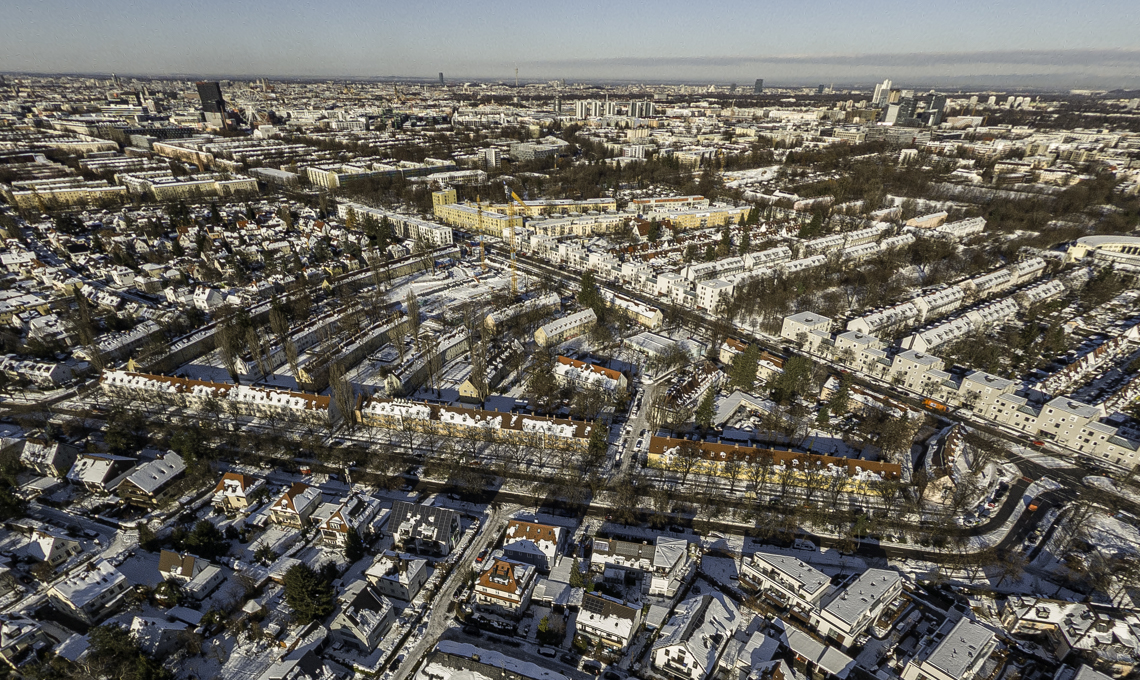 06.12.2021 - Baustelle Maikäfersiedlung in Berg-am-Laim und Neuperlach