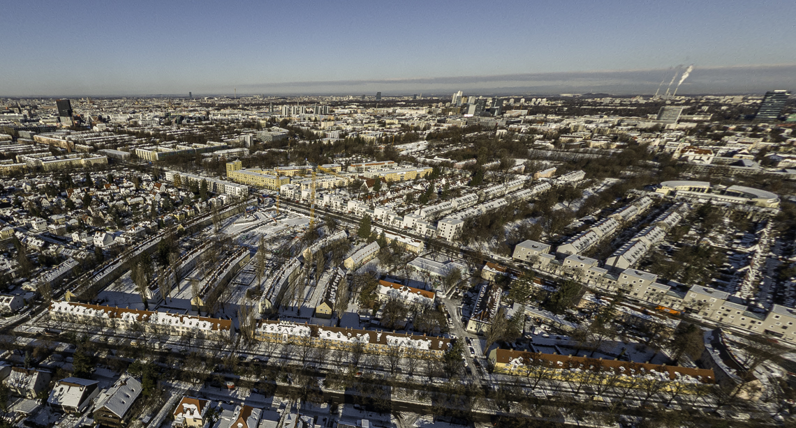 06.12.2021 - Baustelle Maikäfersiedlung in Berg-am-Laim und Neuperlach