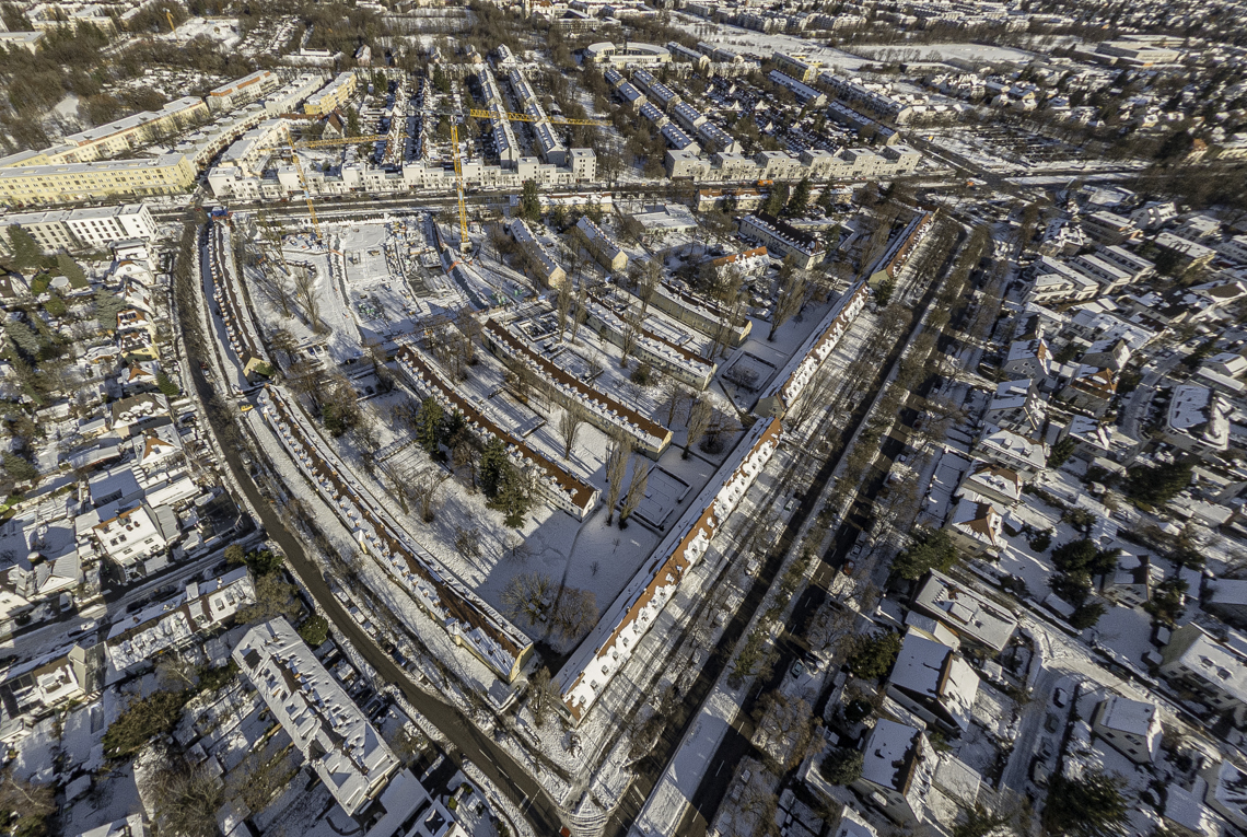 06.12.2021 - Baustelle Maikäfersiedlung in Berg-am-Laim und Neuperlach