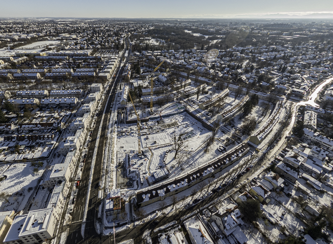 06.12.2021 - Baustelle Maikäfersiedlung in Berg-am-Laim und Neuperlach