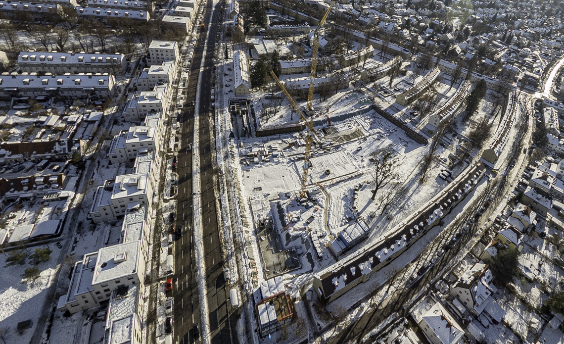 06.12.2021 - Baustelle Maikäfersiedlung in Berg-am-Laim und Neuperlach