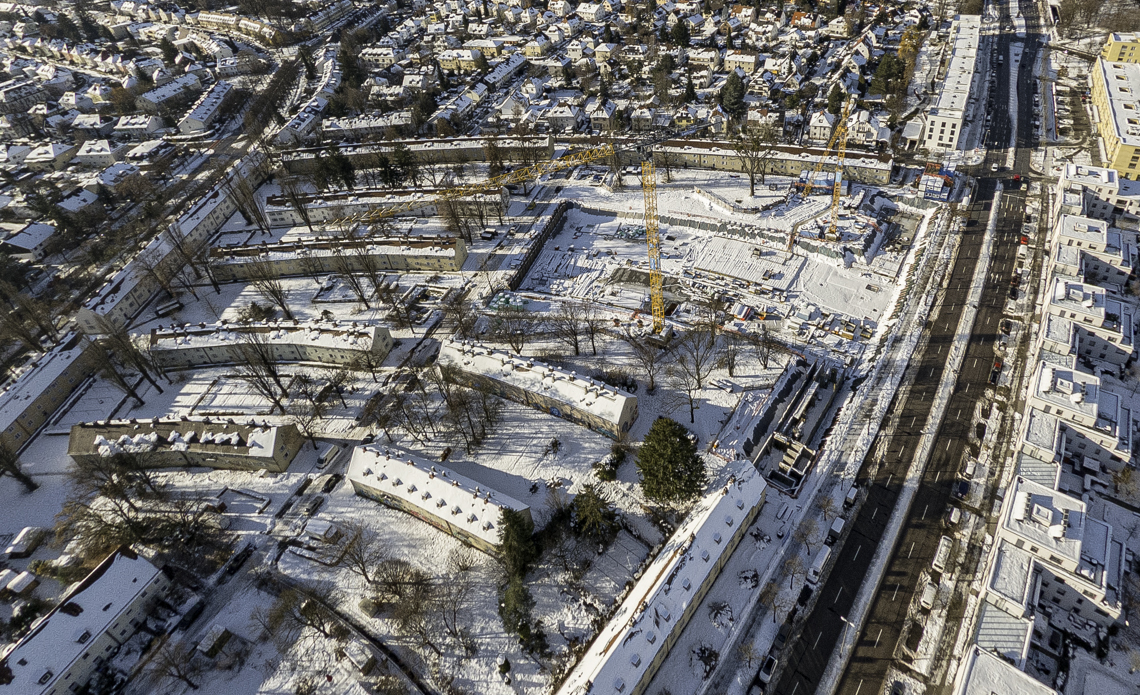 06.12.2021 - Baustelle Maikäfersiedlung in Berg-am-Laim und Neuperlach
