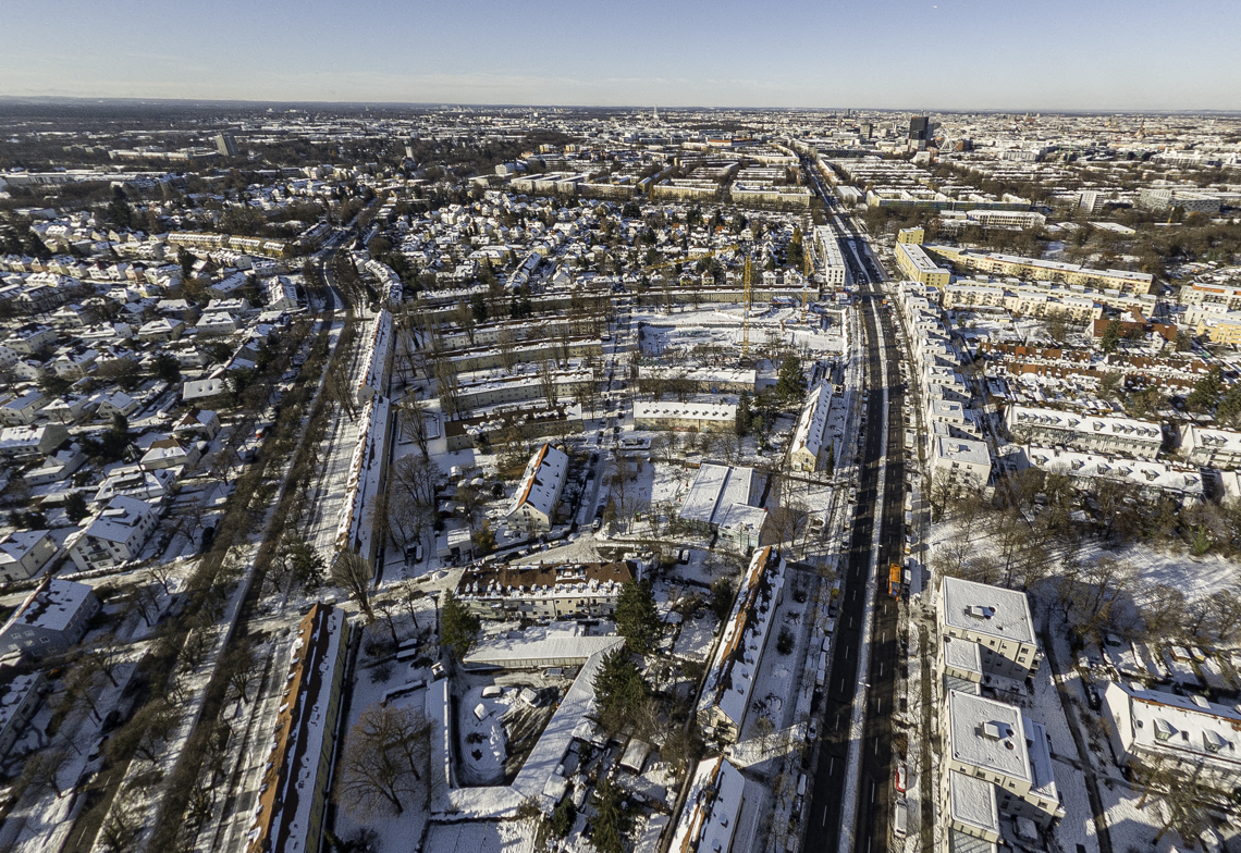 06.12.2021 - Baustelle Maikäfersiedlung in Berg-am-Laim und Neuperlach