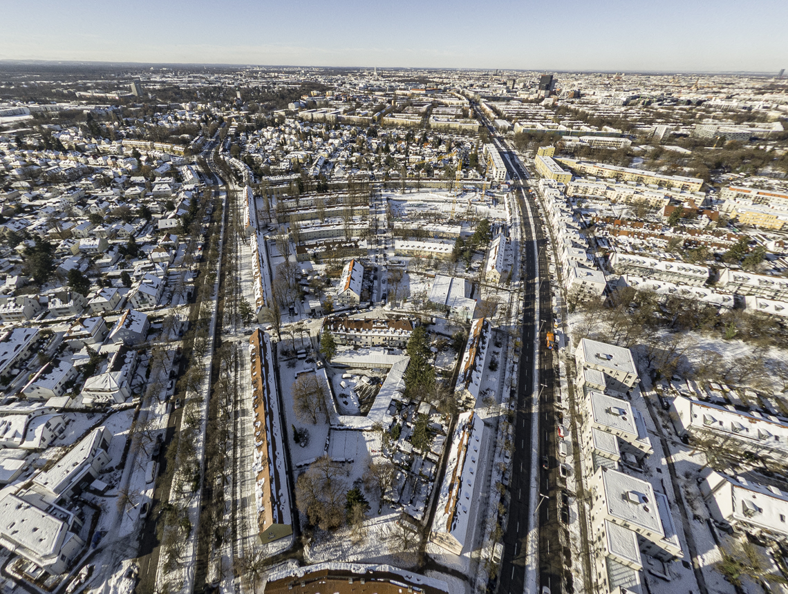 06.12.2021 - Baustelle Maikäfersiedlung in Berg-am-Laim und Neuperlach