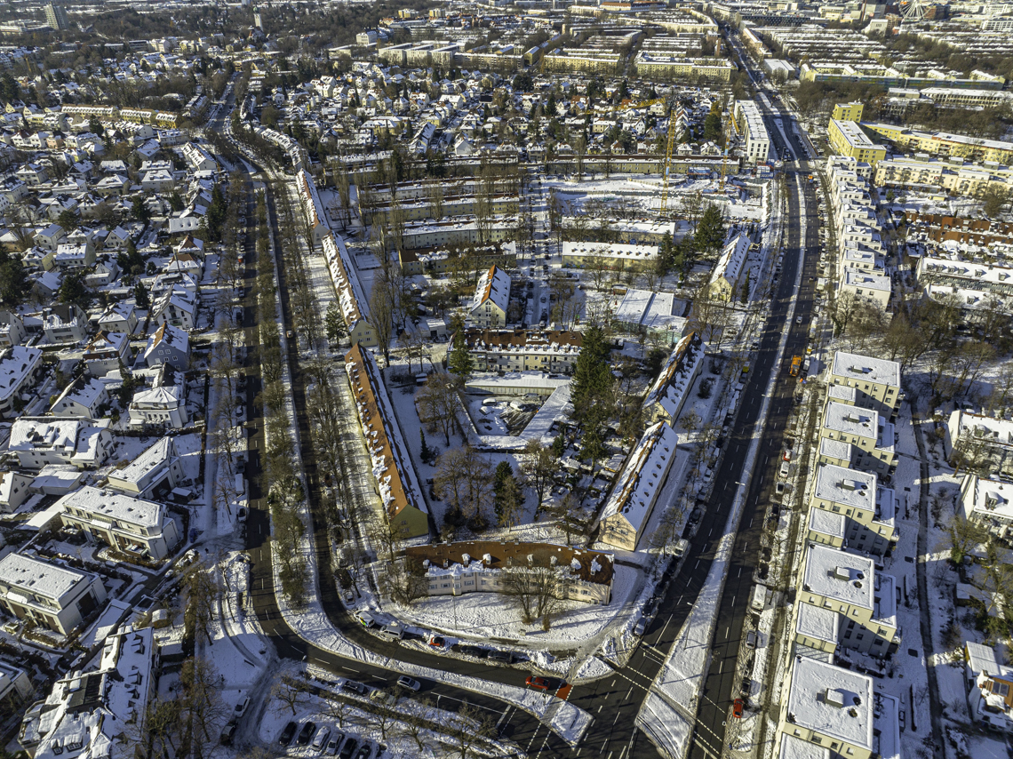 07.12.2021 - Baustelle Maikäfersiedlung in Berg-am-Laim und Neuperlach
