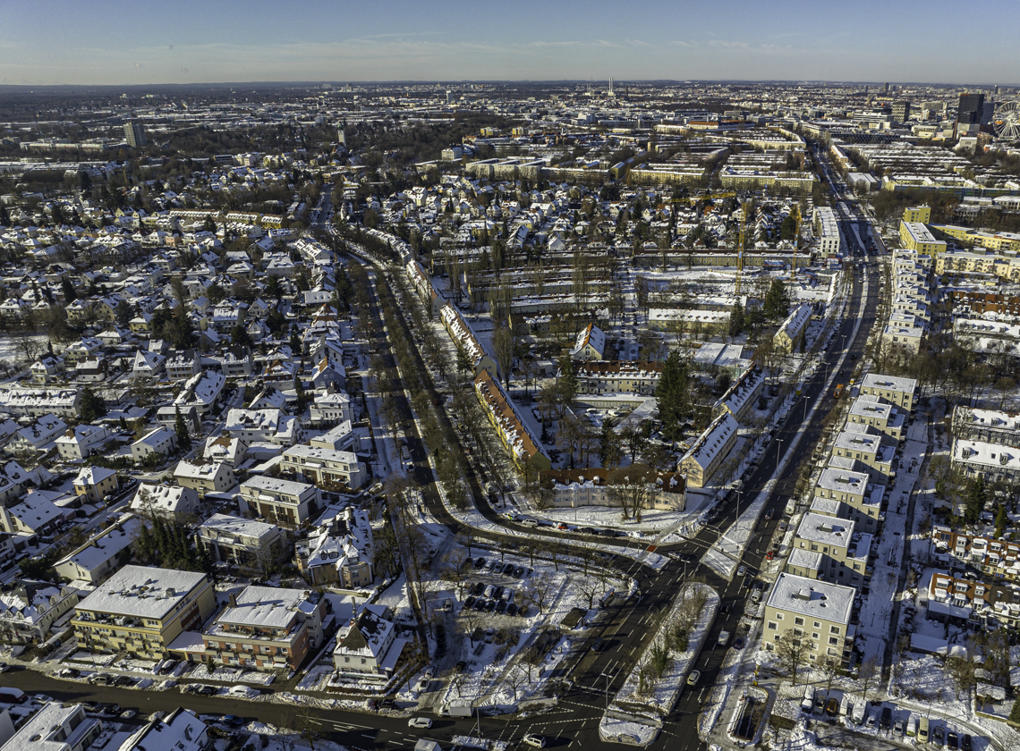 07.12.2021 - Baustelle Maikäfersiedlung in Berg-am-Laim und Neuperlach