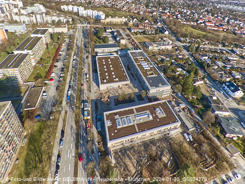 30.01.2024 - Baustelle zur Grundschule am Karl-Marx-Ring in Neuperlach