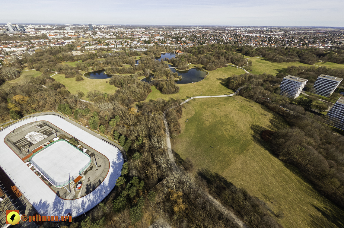 15.02.2024 - der Ostpark mit Umgebung in Neuperlach