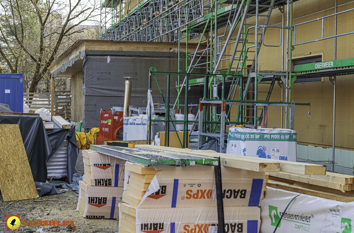 03.03.2024 - Baustelle Haus für Kinder in Neuperlach