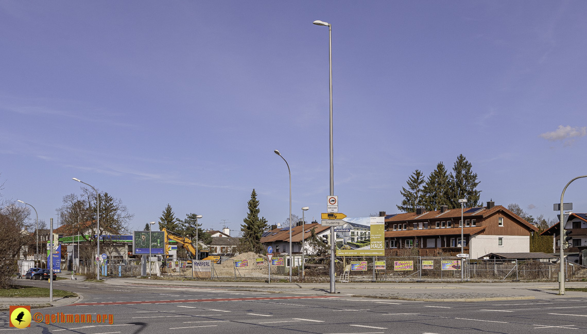 11.03.2024 - Baustelle MONACO an der Heinrich-Wieland/Ecke Corinthstrasse in Neuperlach