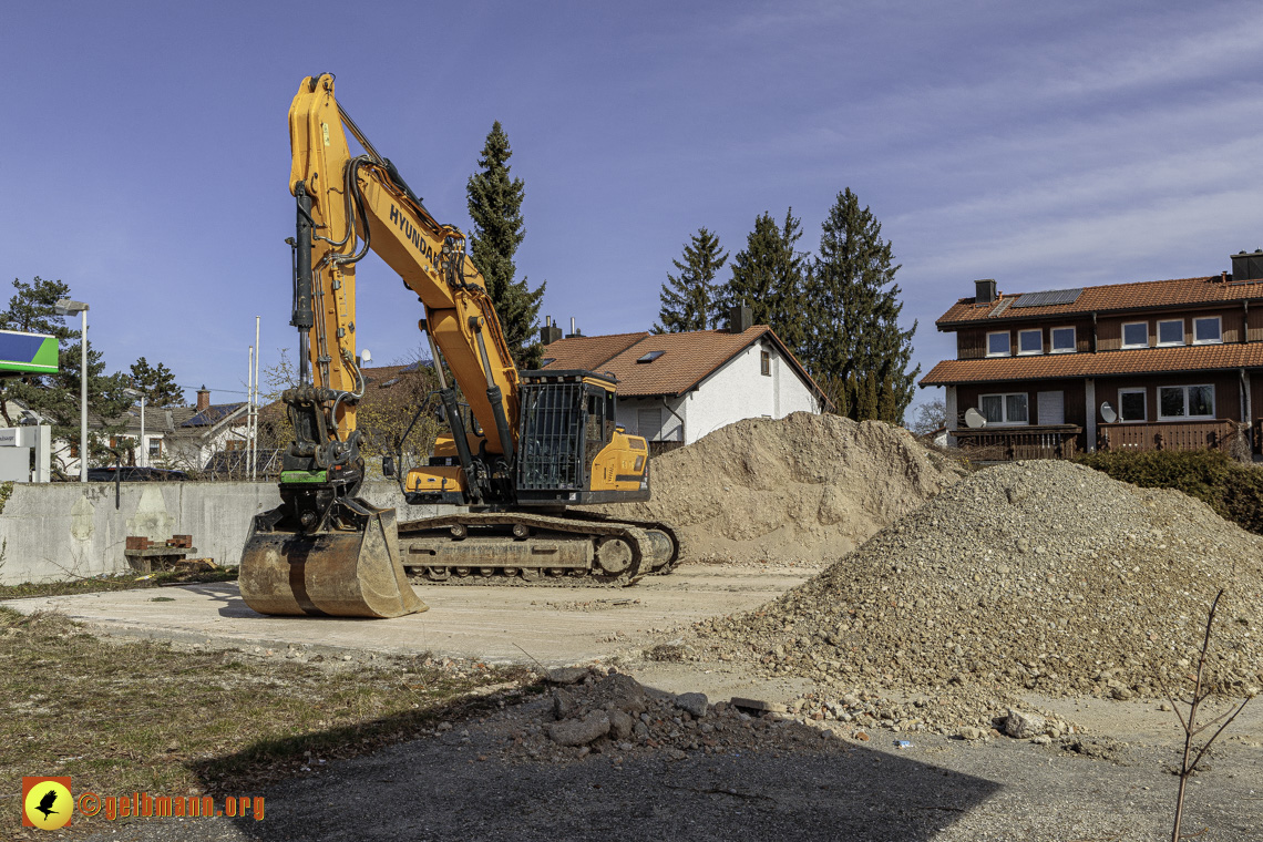 11.03.2024 - Baustelle MONACO an der Heinrich-Wieland/Ecke Corinthstrasse in Neuperlach
