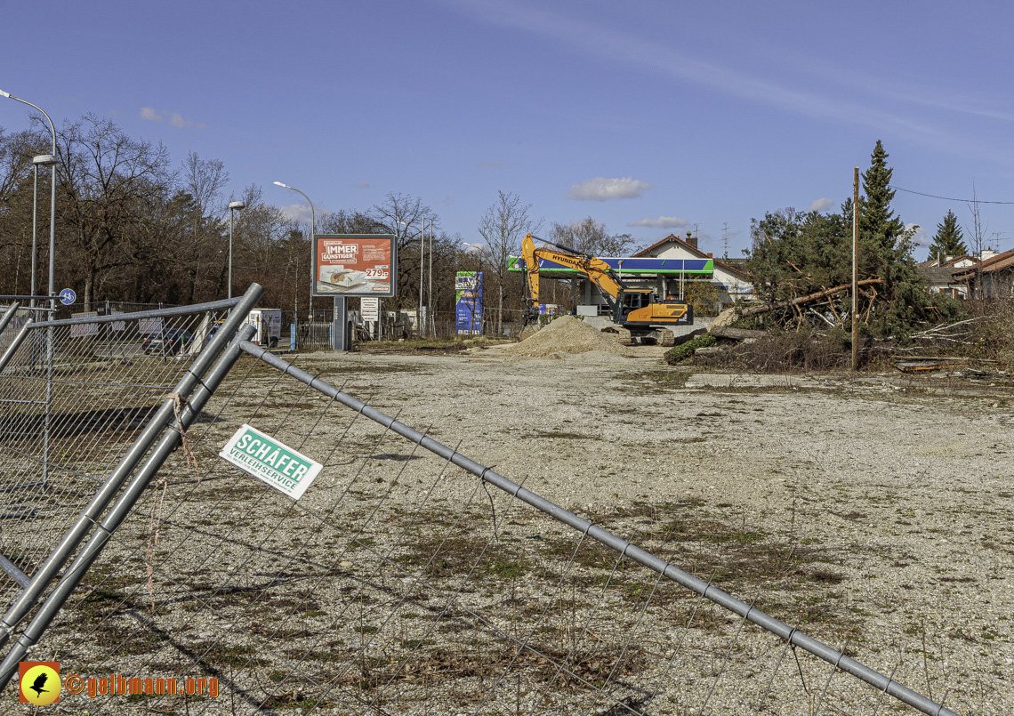 11.03.2024 - Baustelle MONACO an der Heinrich-Wieland/Ecke Corinthstrasse in Neuperlach