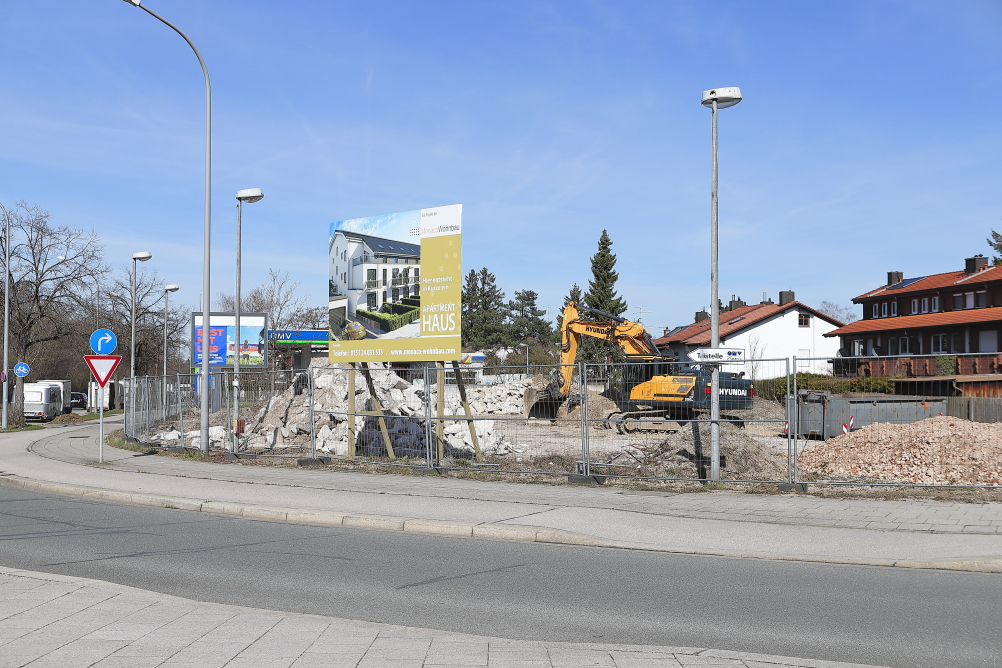 20.03.2024 - Luftbilder der Baustelle MONACO an der Heinrich-Wieland/Ecke Corinthstrasse in Neuperlach