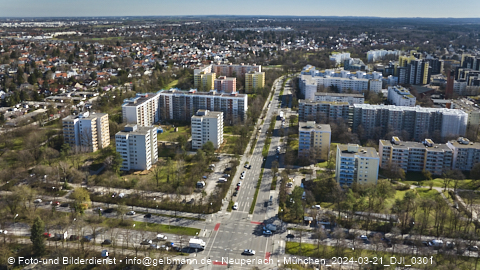 20.03.2024 - Baustelle Karl-Marx-Ring 11-21 in Neuperlach