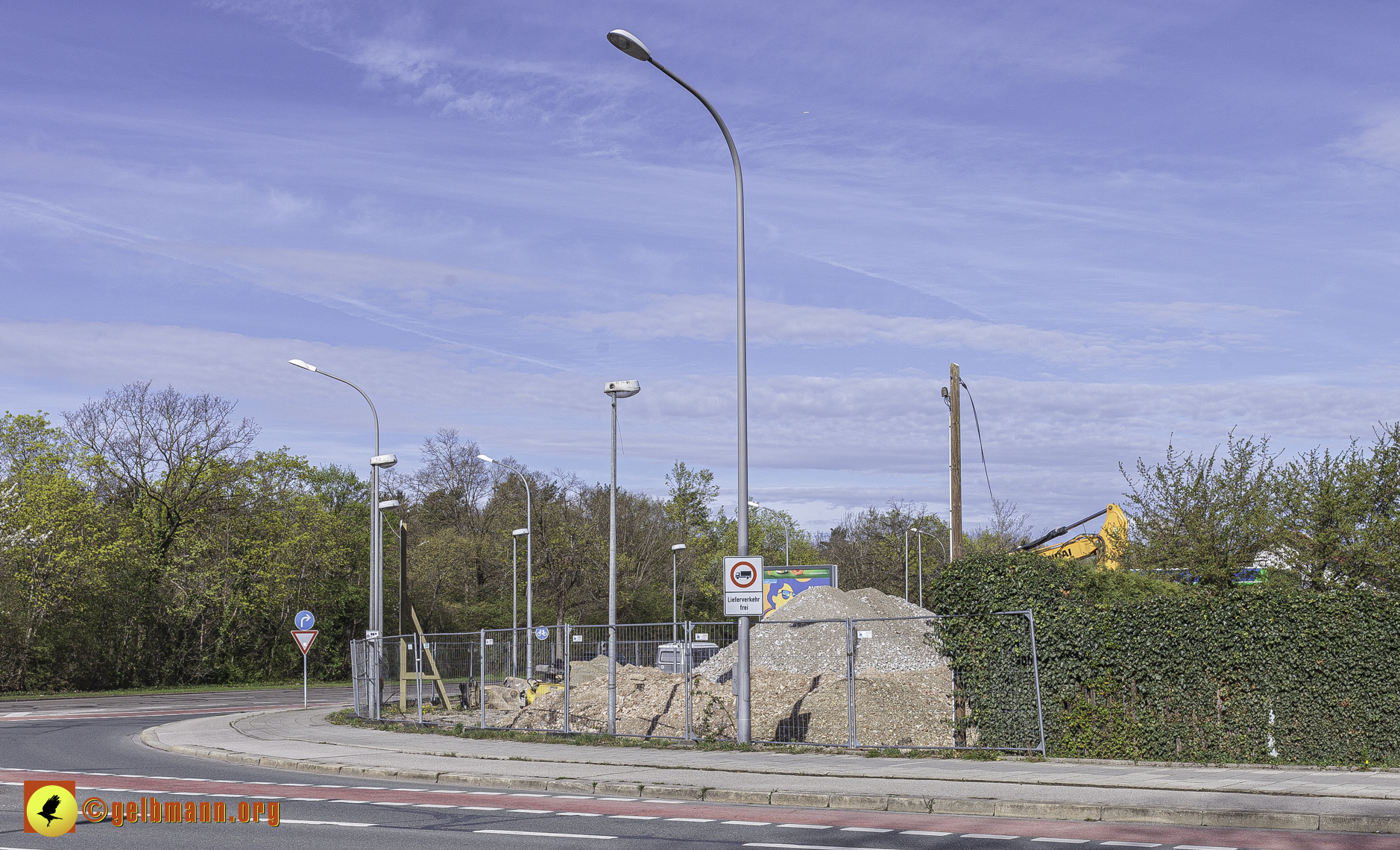 04.04.2024 - Bilder der Baustelle MONACO an der Heinrich-Wieland/Ecke Corinthstrasse in Neuperlach