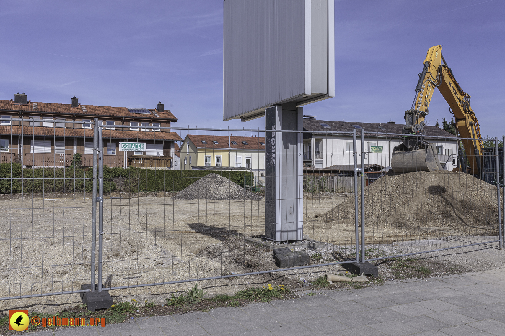 06.04.2024 - Bilder der Baustelle MONACO an der Heinrich-Wieland/Ecke Corinthstrasse in Neuperlach