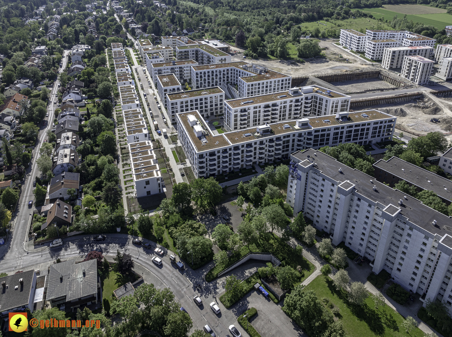 14.05.2024 - DEMOS-Baustelle und BayernHeim-Baustelle Alexisquartier in Neuperlach