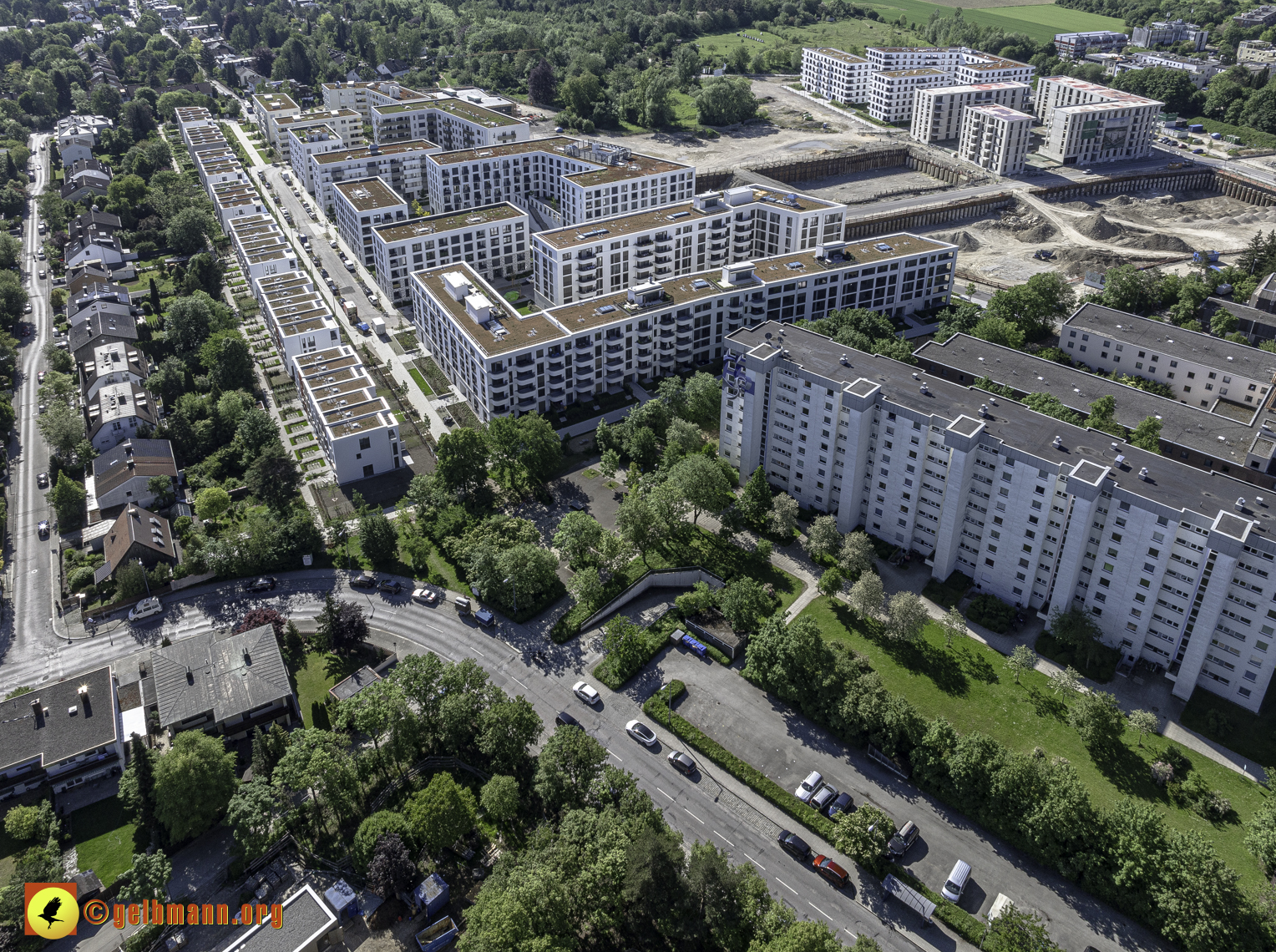 14.05.2024 - DEMOS-Baustelle und BayernHeim-Baustelle Alexisquartier in Neuperlach