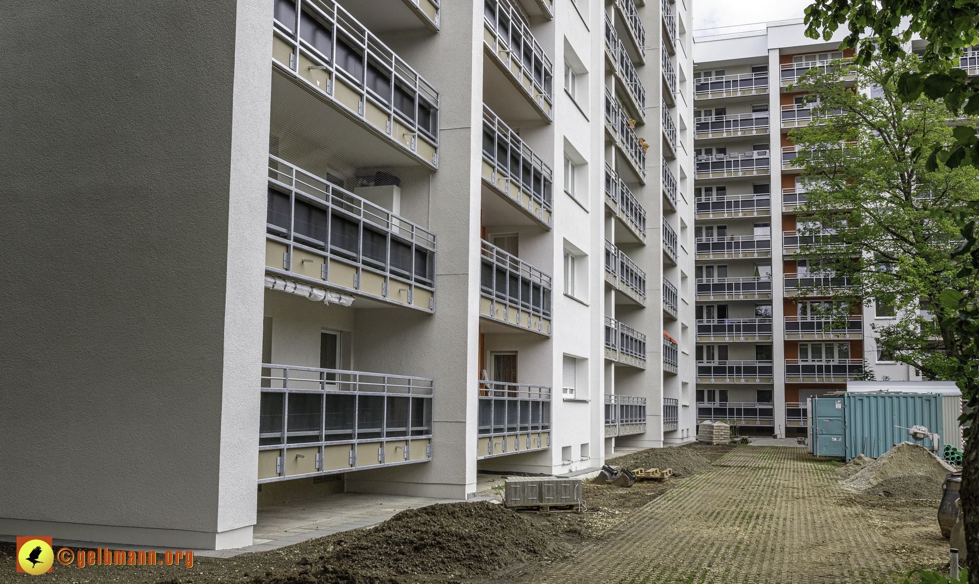 23.05.2024 - GEWOFAG-Sanierung am Karl-Marx-Ring 11-21