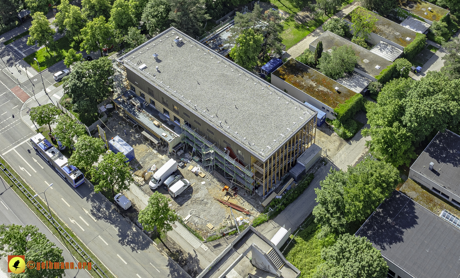 30.05.2024 - Luftbilder vom Haus für Kinder in Neuperlach