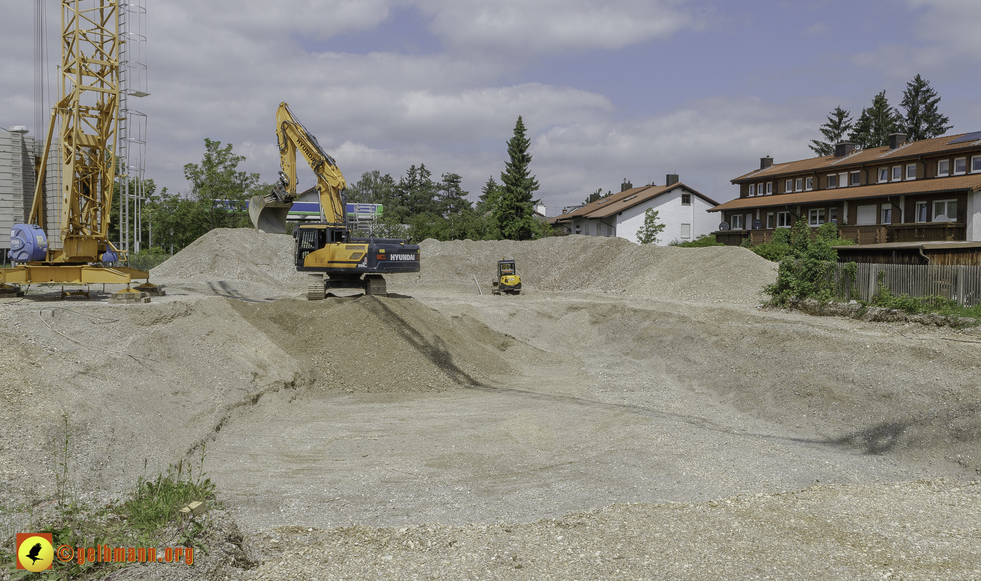 04.06.2024 - Bilder der Baustelle MONACO an der Heinrich-Wieland/Ecke Corinthstrasse in Neuperlach