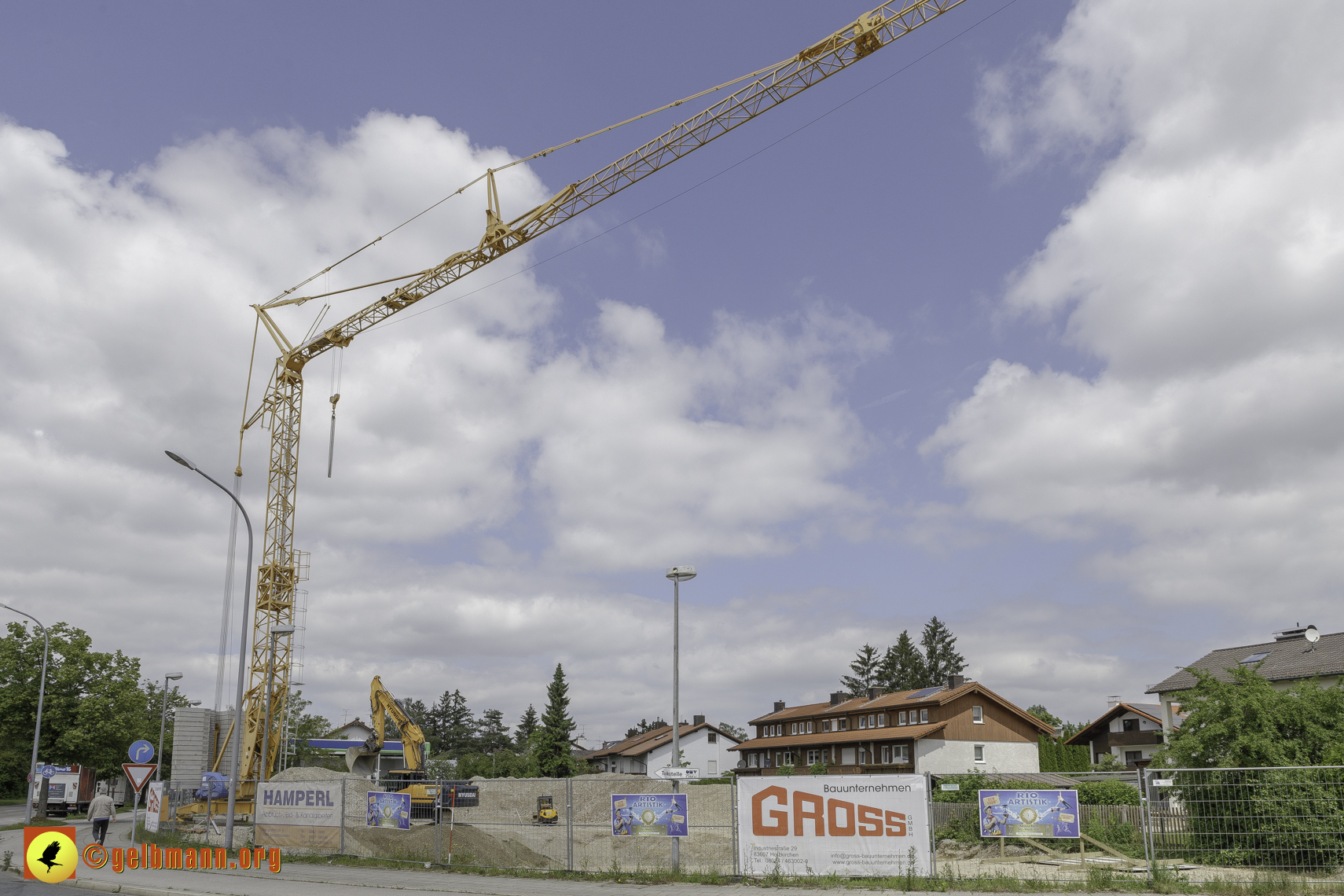 04.06.2024 - Bilder der Baustelle MONACO an der Heinrich-Wieland/Ecke Corinthstrasse in Neuperlach