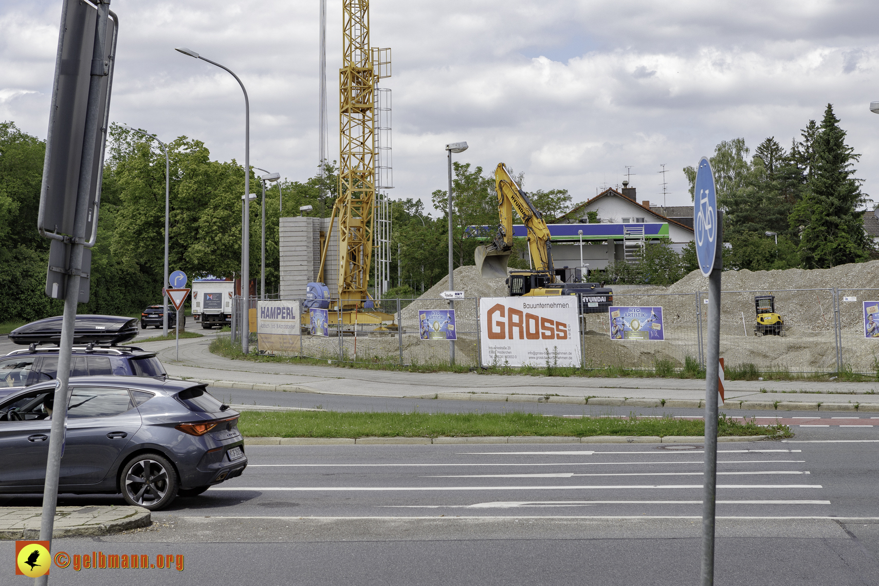 04.06.2024 - Bilder der Baustelle MONACO an der Heinrich-Wieland/Ecke Corinthstrasse in Neuperlach