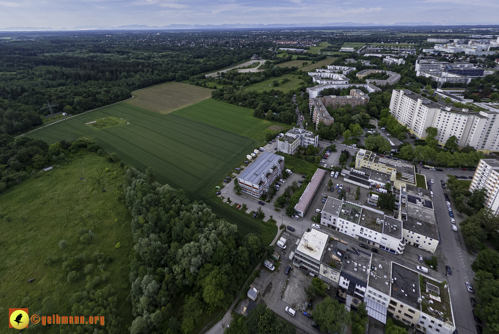 06.06.2024 - Luftbilder der Baustelle Alexisquartier und Pandion Verde in Neuperlach
