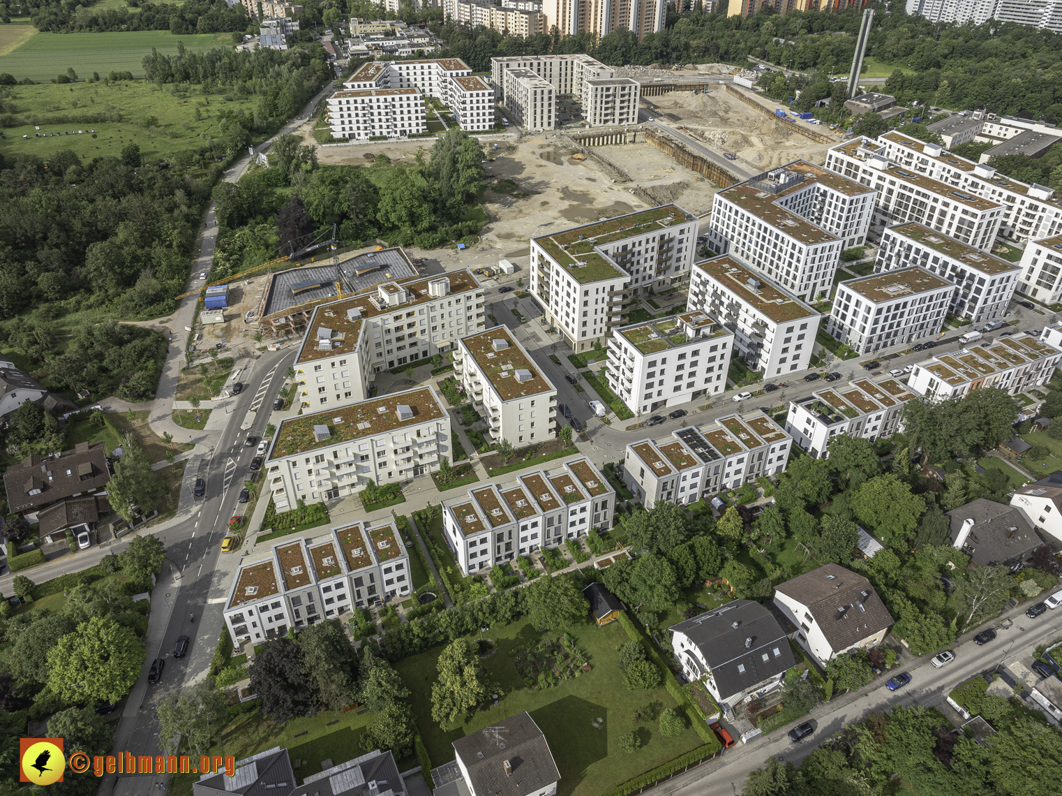 06.06.2024 - Baustelle Alexisquartier und PAndion Verde in Neuperlach