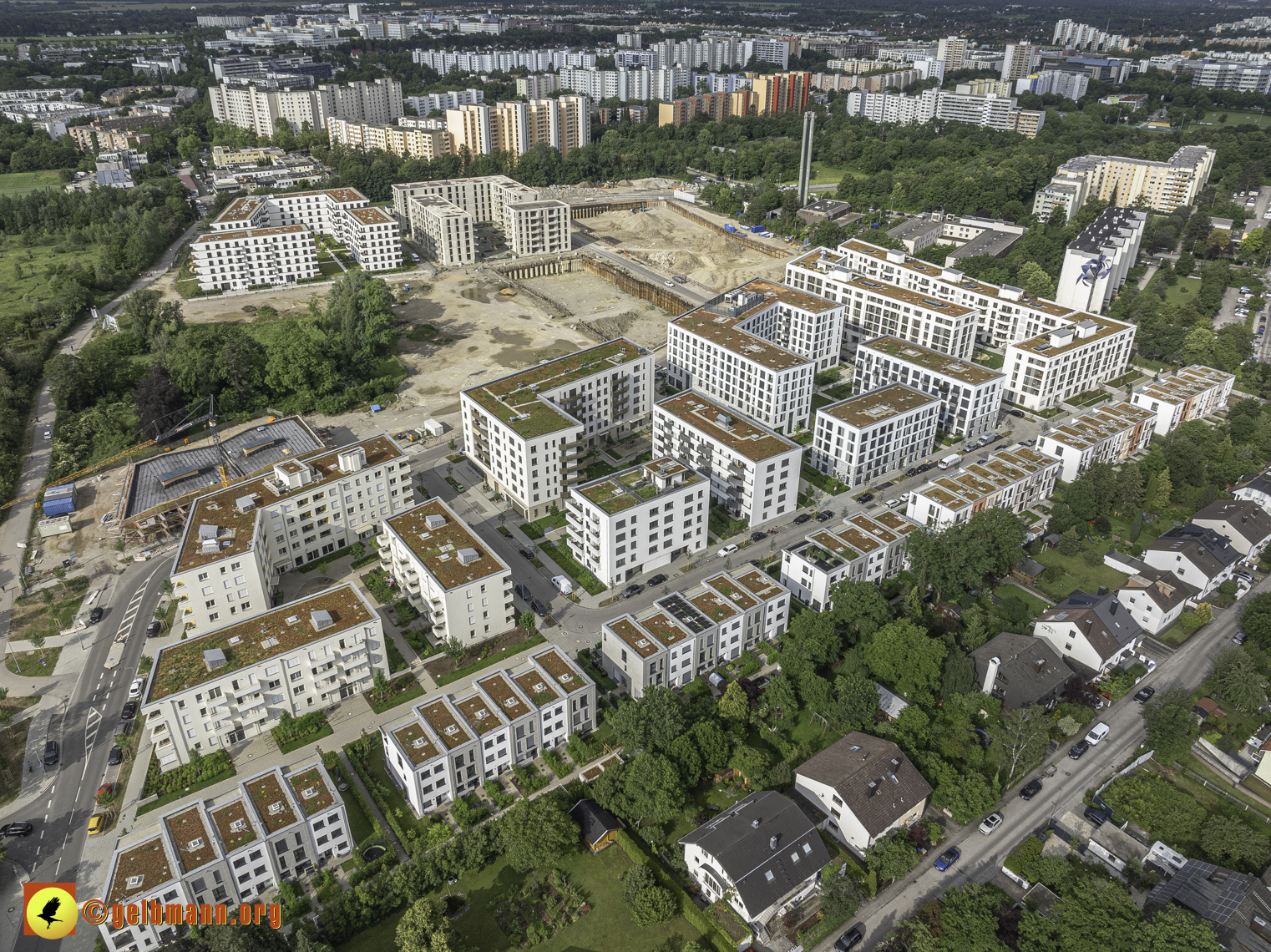 06.06.2024 - Baustelle Alexisquartier und PAndion Verde in Neuperlach