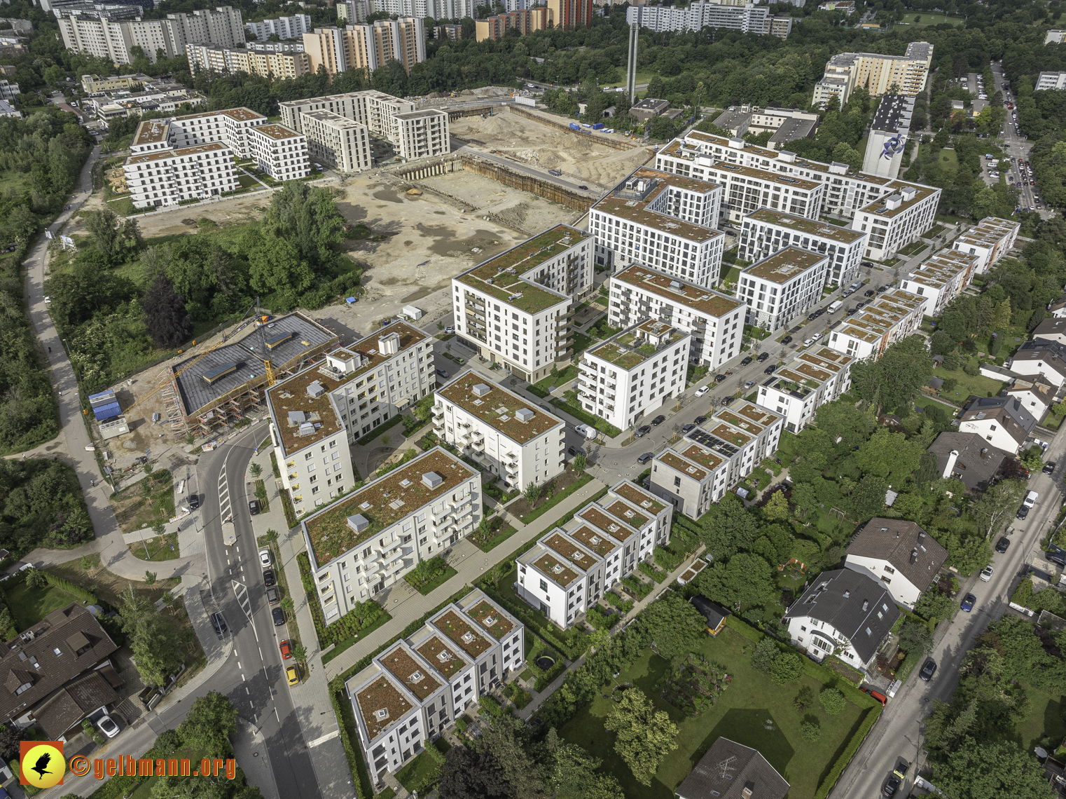 06.06.2024 - Baustelle Alexisquartier und PAndion Verde in Neuperlach