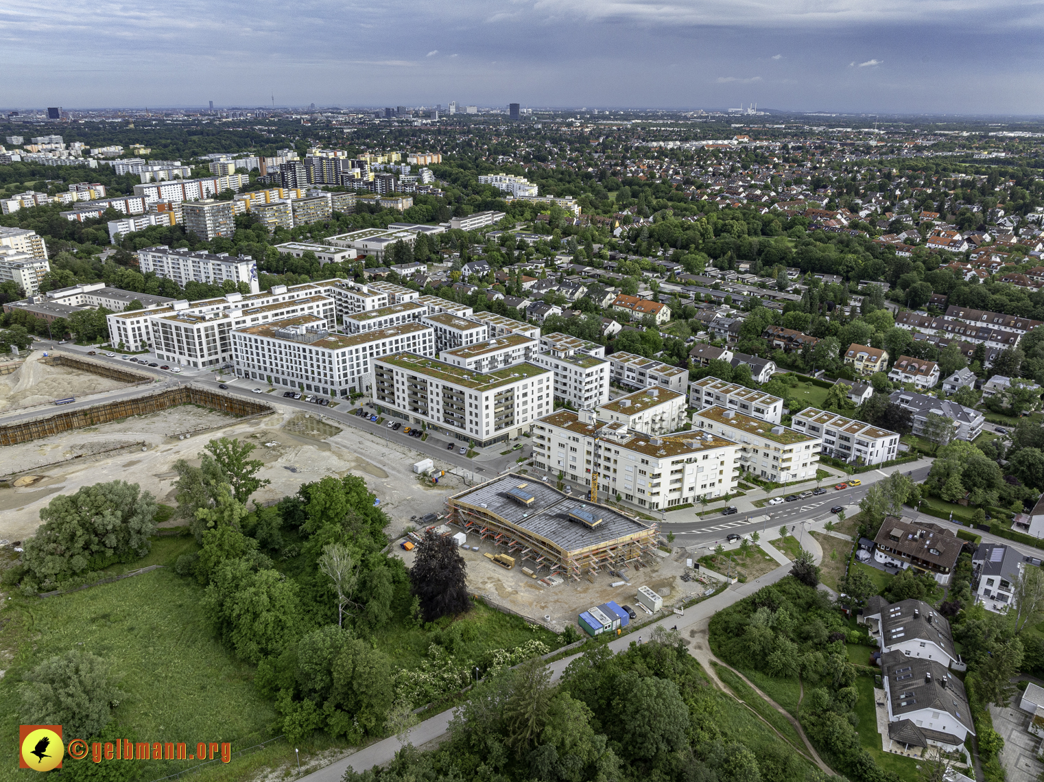 06.06.2024 - Baustelle Alexisquartier und PAndion Verde in Neuperlach