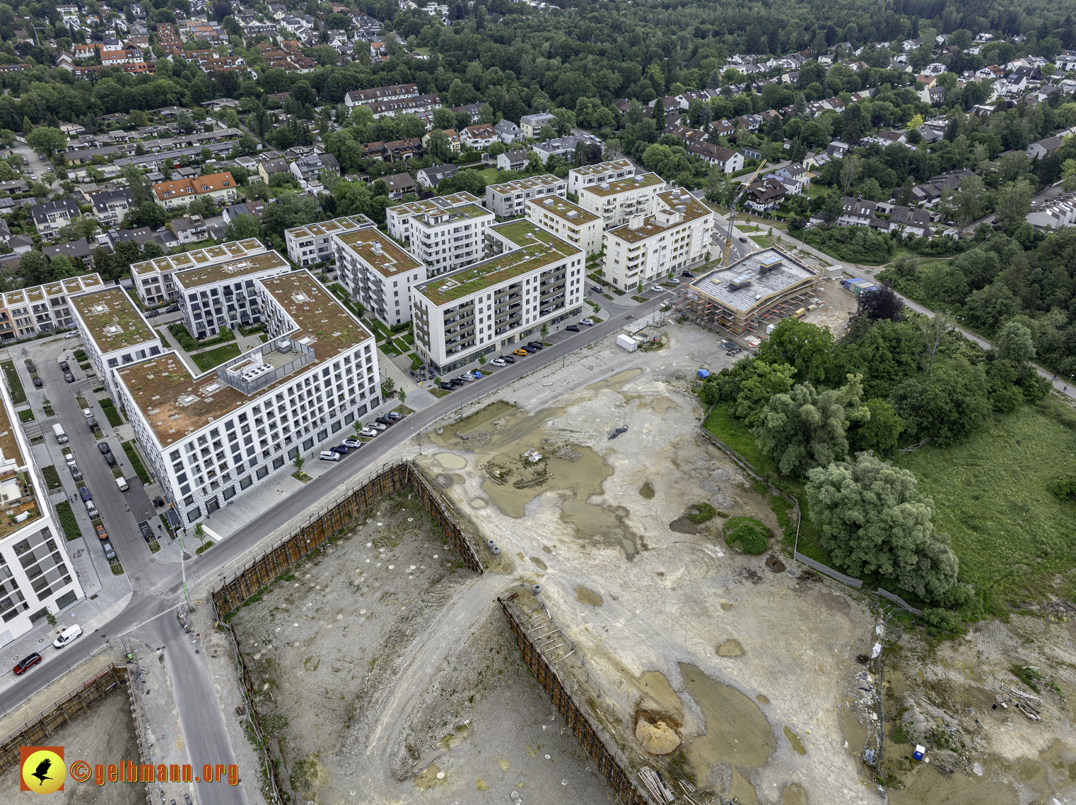 06.06.2024 - Baustelle Alexisquartier und PAndion Verde in Neuperlach