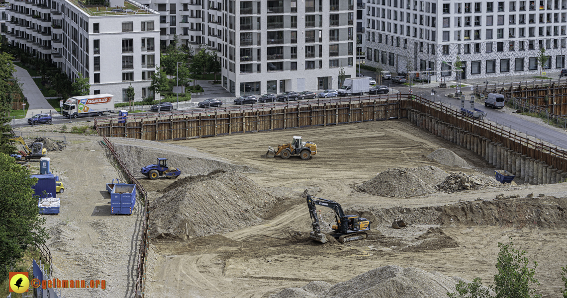 03.07.2024 - Baustelle Alexisquartier und Pandion Verde in Neuperlach