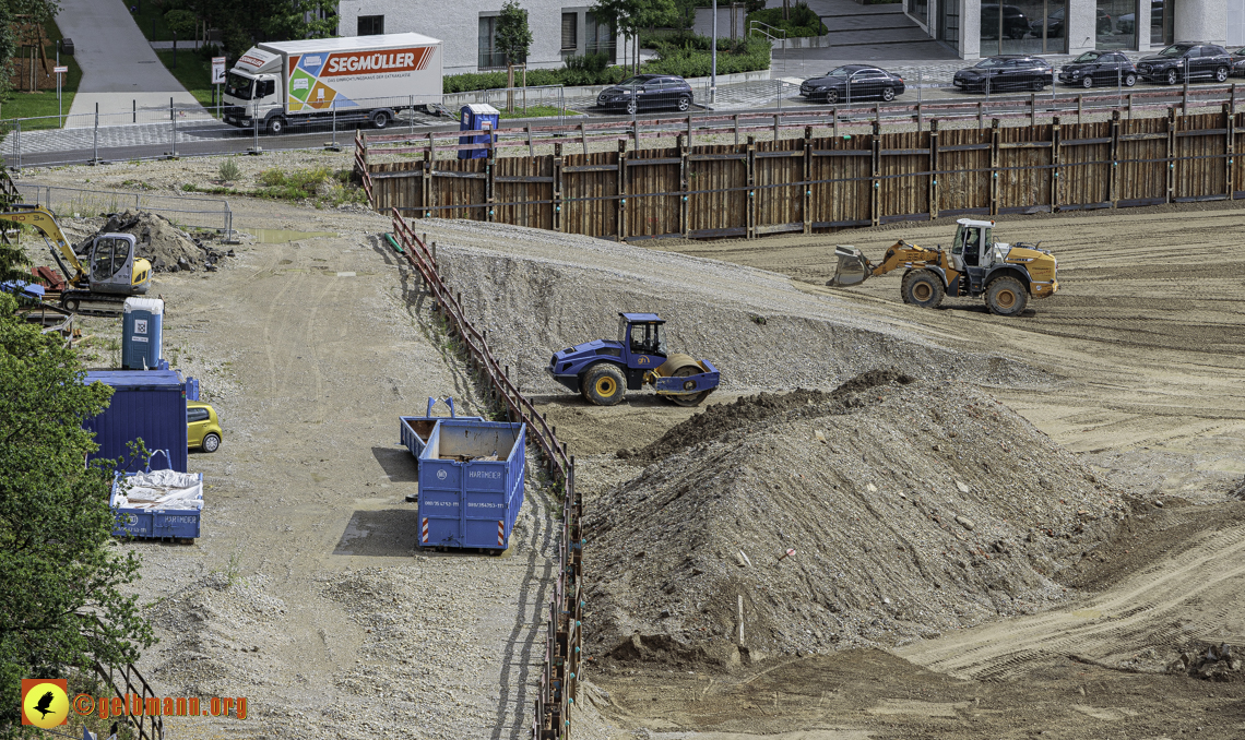 03.07.2024 - Baustelle Alexisquartier und Pandion Verde in Neuperlach