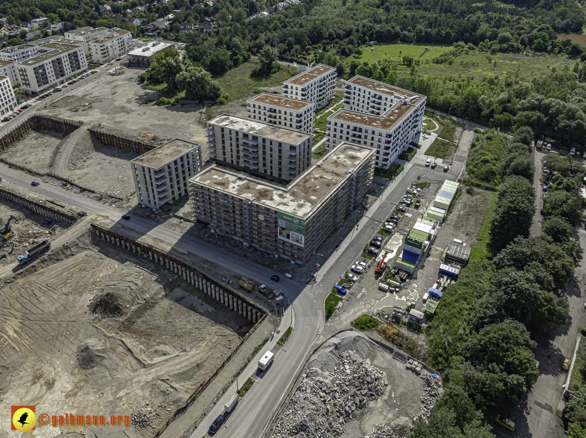 15.07.2024 - Baustelle Alexisqaurtier und Pandion Verde
