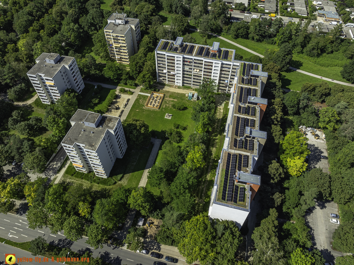 29.07.2024 - Baustelle Karl-Marx-Ring 11-21 in Neuperlach