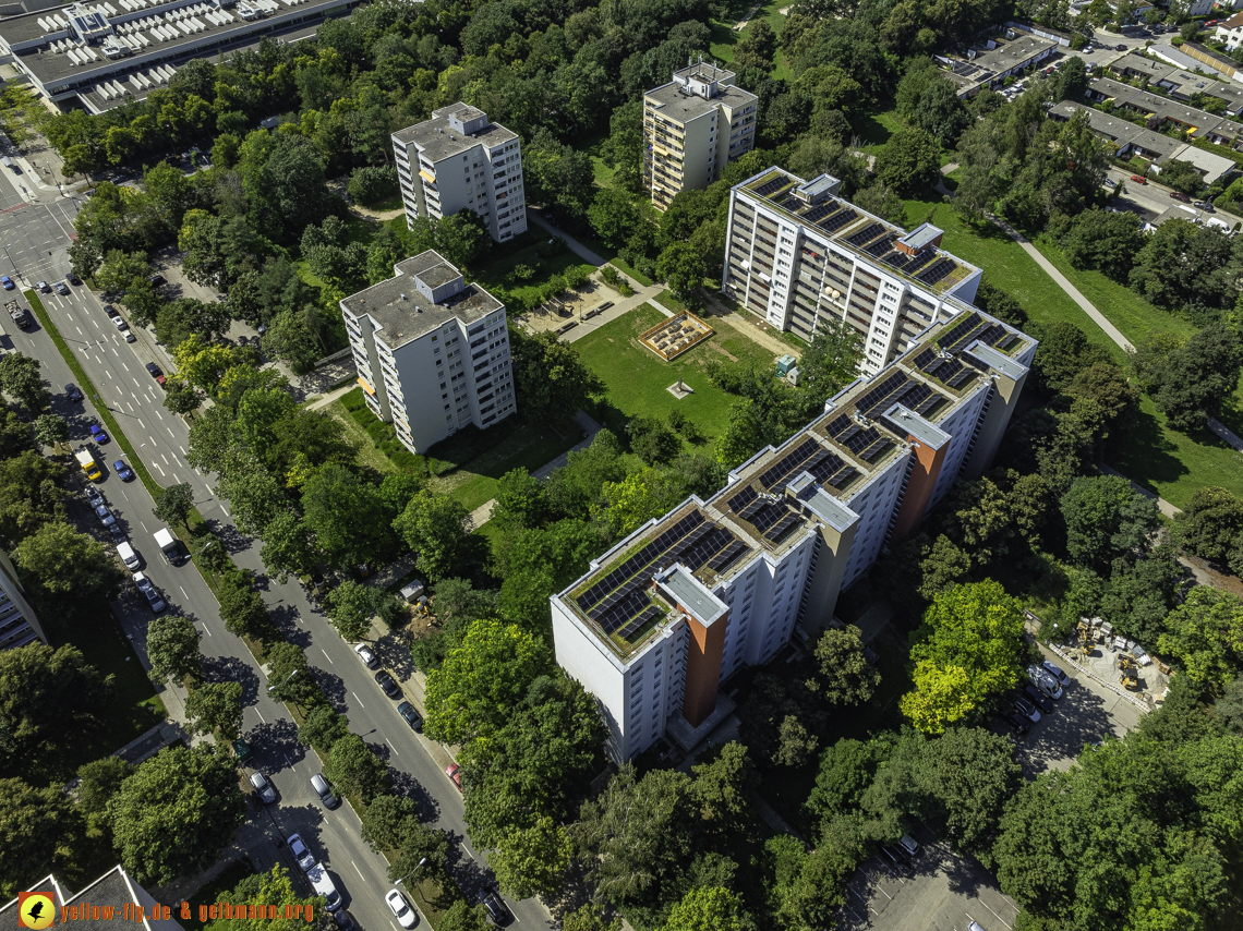 29.07.2024 - Baustelle Karl-Marx-Ring 11-21 in Neuperlach