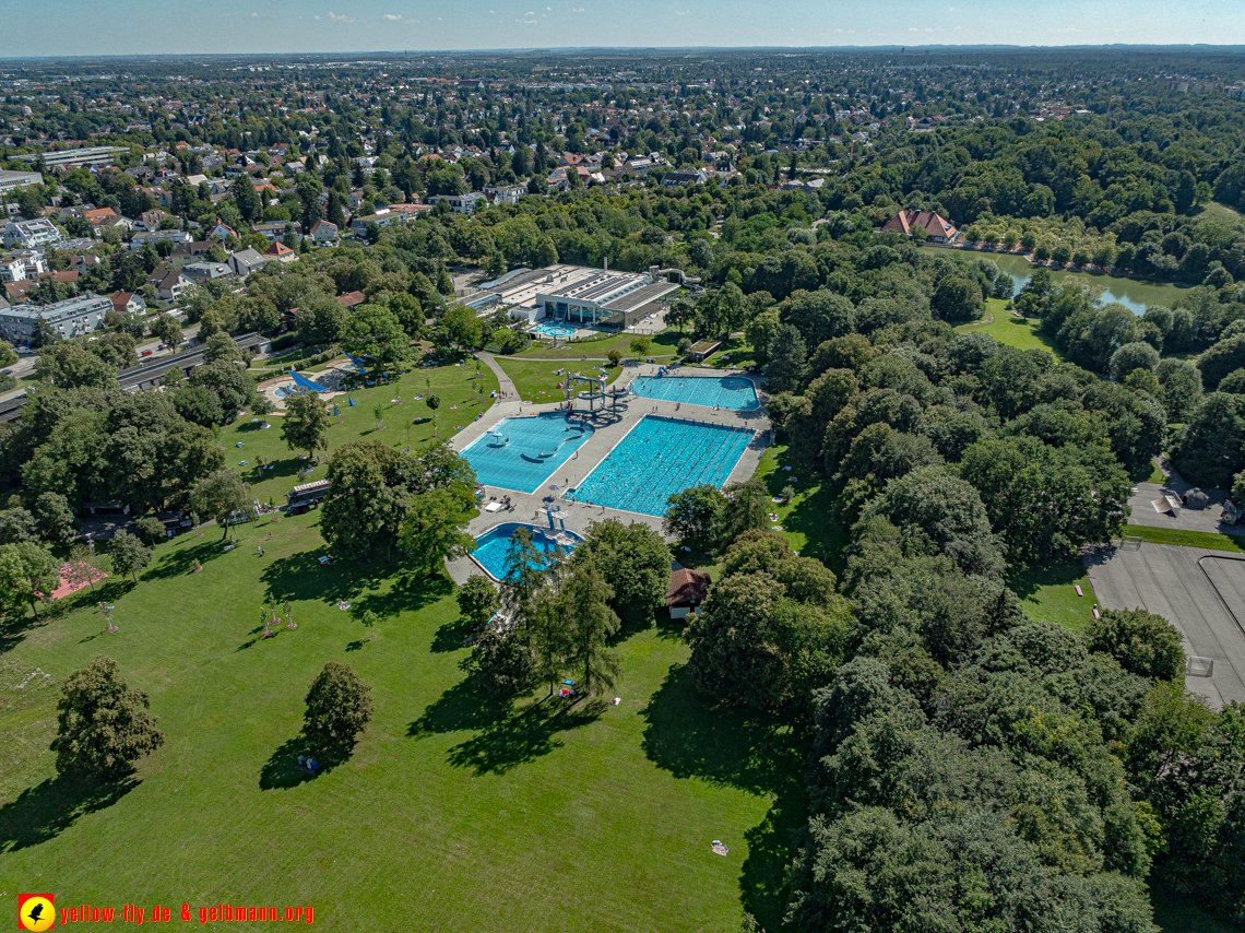 06.08.2024 - die Geothermiebaustelle am Michaelibad in Berg am Laim