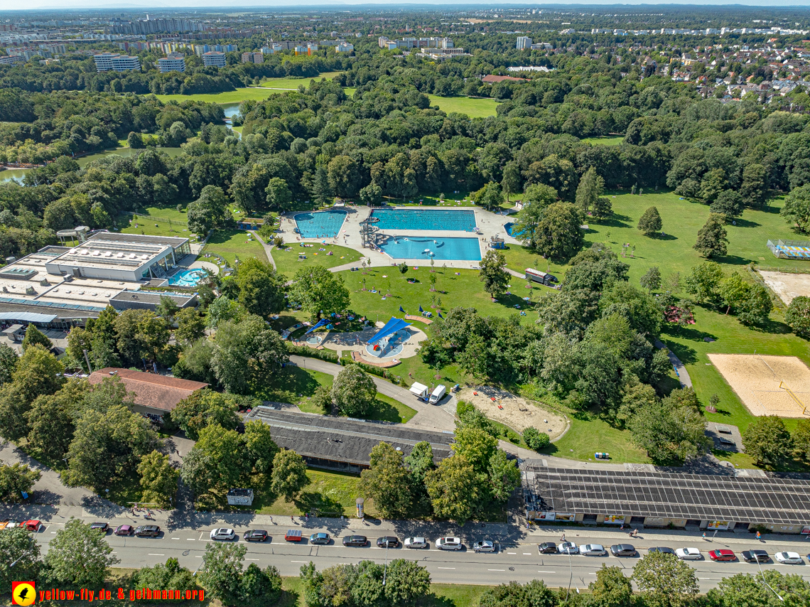 06.08.2024 - die Geothermiebaustelle am Michaelibad in Berg am Laim