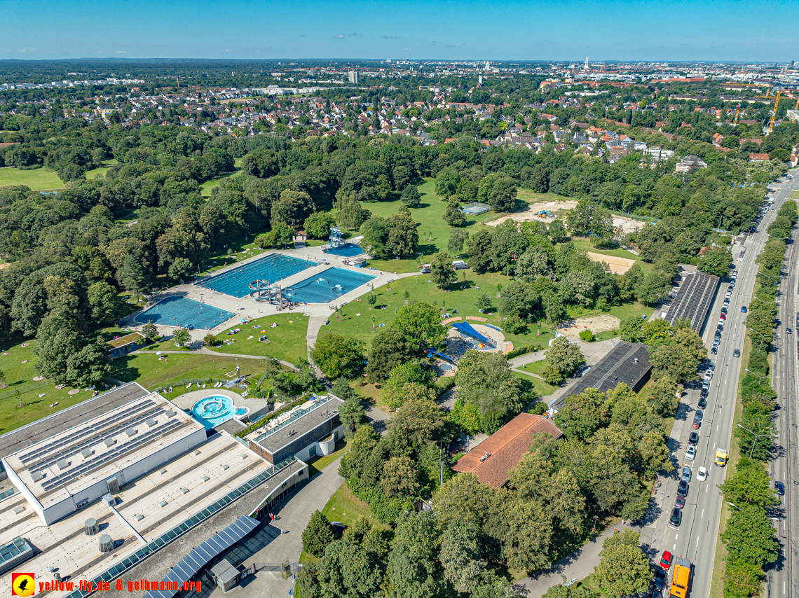 06.08.2024 - die Geothermiebaustelle am Michaelibad in Berg am Laim